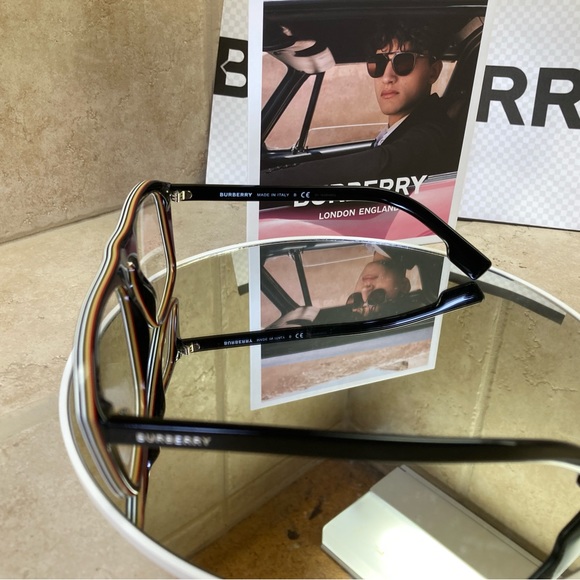 New Burberry Check Multilayer Black Eyeglasses/Sun BE4286. No case - Picture 6 of 9